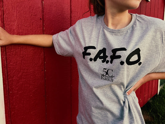 F.A.F.O Black Lettering