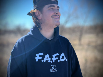 F.A.F.O. Navy Hoodie